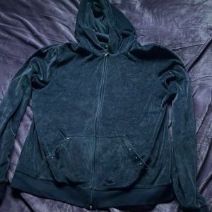 dark blue zip up